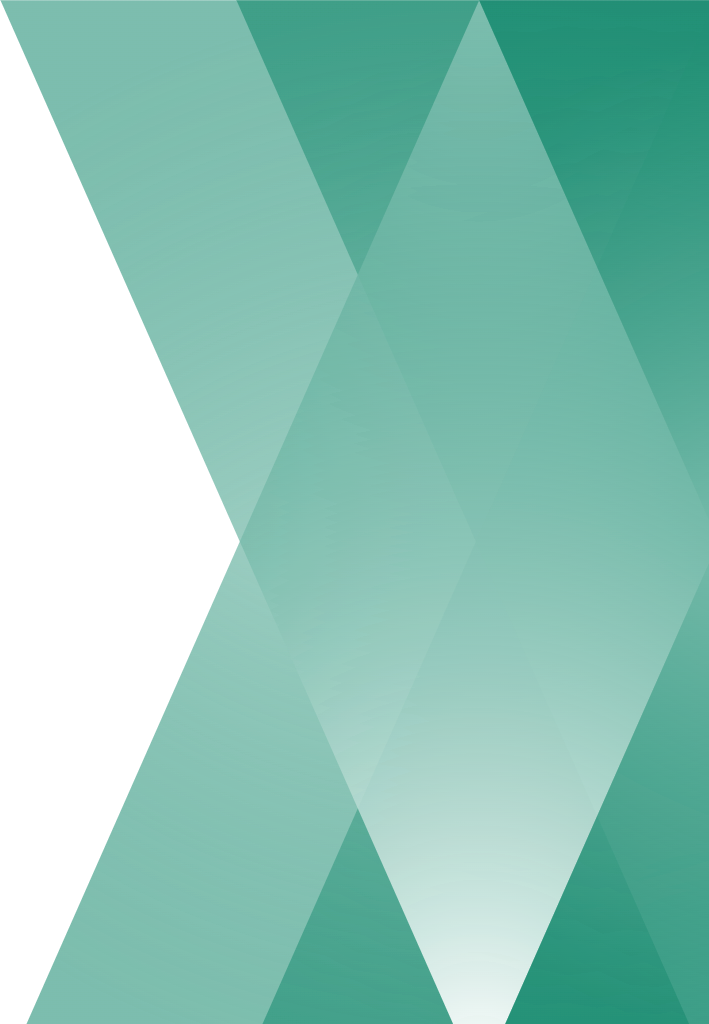 Grüne geometrische Formen und Farbverlauf